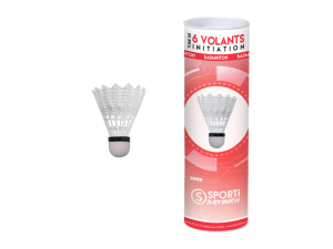 Tube de 6 volants embout mousse initiation – Image 1