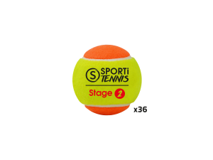 Sachet de 36 balles de tennis - stage 2 – Image 1