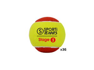 Sachet de 36 balles de tennis - stage 3 – Image 1