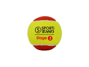 Sachet de 3 balles de tennis Stage 3