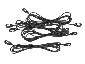 Jeu de 2 sandows noirs 5,50m - diam 6mm