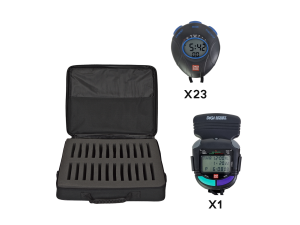 Kit 23 chronomètres DT1 et 1chronomètre DTM60EL+mallettes souple – Image 1