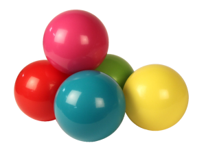 Lot de 5 ballons manipulation