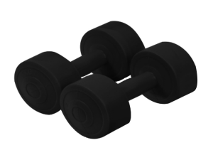 Paire d'haltères ciment 4kg – Image 1