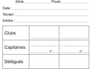 Carnet de 15 cartes seules d'arbitrage FOOT