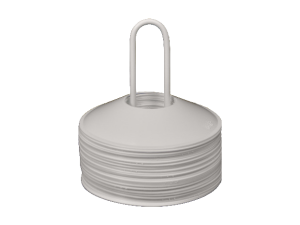 Multimarqueurs extra souples sans encoche Blanc (lot de 40) – Image 1