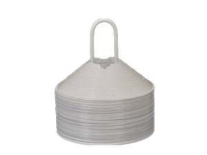 Multimarqueurs extra souples avec encoches Blanc (lot de 40) – Image 1