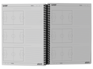 Carnet coach à spirale football A4 – Image 1