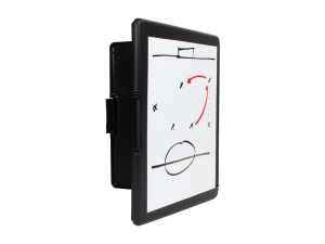 Porte-documents rigide avec face effaçable