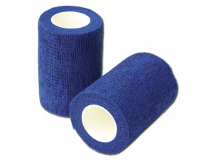 Bande cohésive élastique bleu