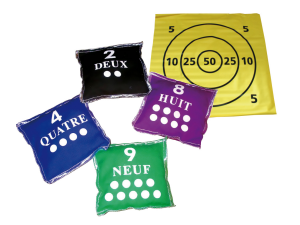 Kit découverte cible 1mx1m + lot de 10 sachets numérotés – Image 1