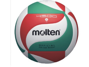 VOLLEY COMPET V5M4500 BLANC/ROUGE/VERT
