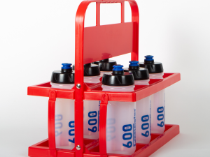 Porte-bouteilles PVC petit modèle + 6 bouteilles 600ml – Image 1
