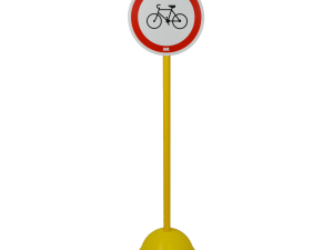 Kit panneau + support sécurité routière – Image 1