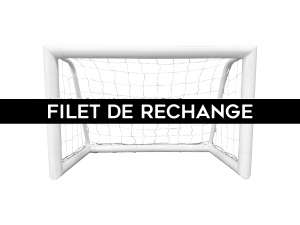 Filet de rechange + crochets pour mini but fixe réversible 120cm