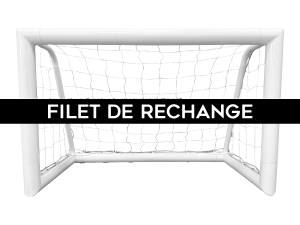 Filet de rechange +crochets pour mini but fixe réversible 150cm