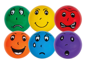 Lot de 6 balles émotions