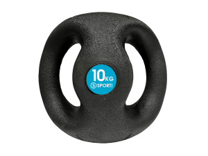 Médecine ball avec double poignées - 10kg
