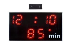 Panneau d'affichage DERBY 19 minutes avec télécommande