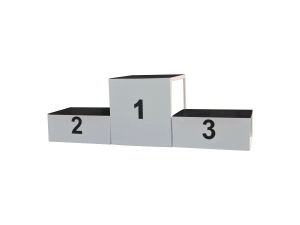 Podium multisports 3 places encastrables
