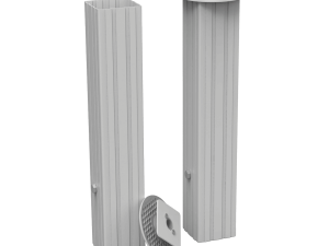 Jeu de 4 fourreaux pour poteaux carrés 80x80mm