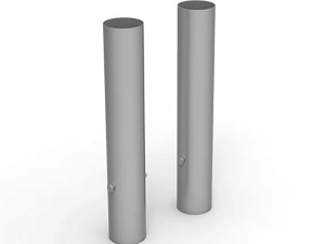 Jeu de 6 fourreaux pour mâts arrières Ø50mm – Image 1