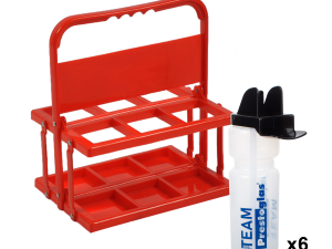 Porte bouteille PVC petit modèle + 6 bouteilles TEAM 800ml – Image 2