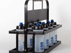 Porte-bouteilles PVC grand modèle + 8 bouteilles 600ml – Image 1