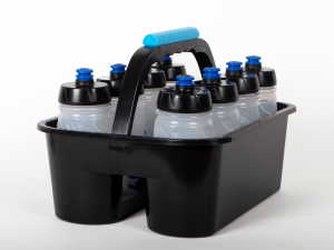 Porte-bouteilles PRO petit modèle + 8 bouteilles 600ml – Image 1
